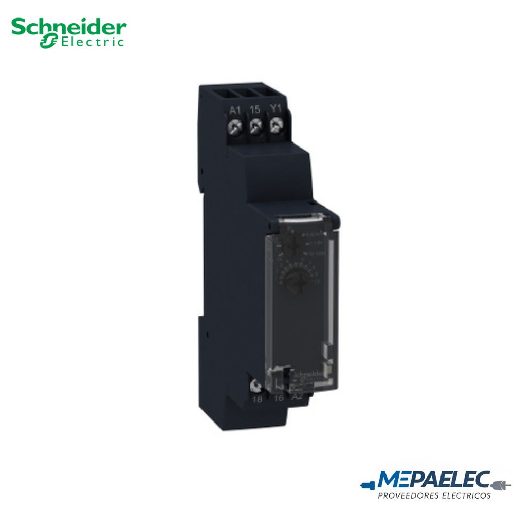 TEMPORIZADOR AL TRABAJO 24VDC /24-240VAC RE17RAMU SCHNEIDER-ELECTRIC
