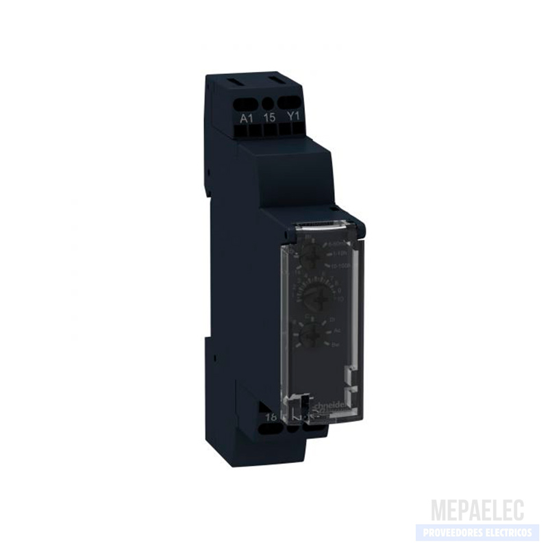 TEMPORIZADOR MULTIFUCIÓN 12 240VACDC RELÉ RE17RMMW SCHNEIDER ELECTRIC