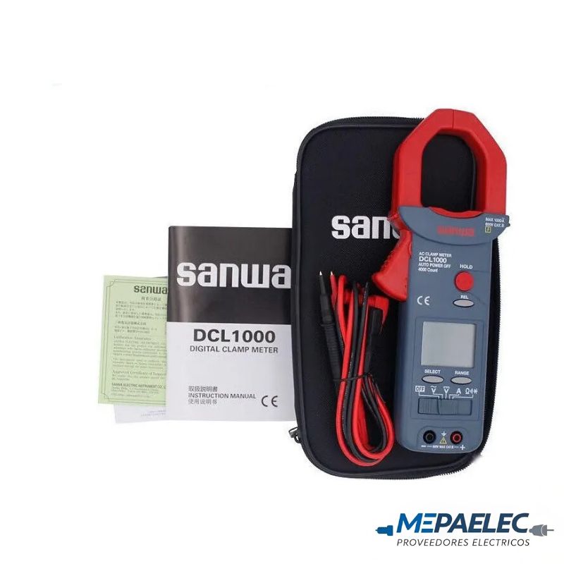 PINZA AMPERIMETRICA 1000 AMP AC SANWA DCL-1000 - Imagen 2