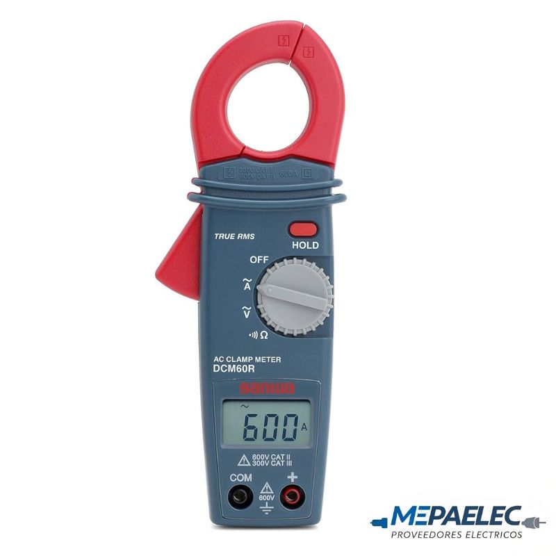 PINZA AMPERIMETRICA 600 AMP AC SANWA DCM-60R
