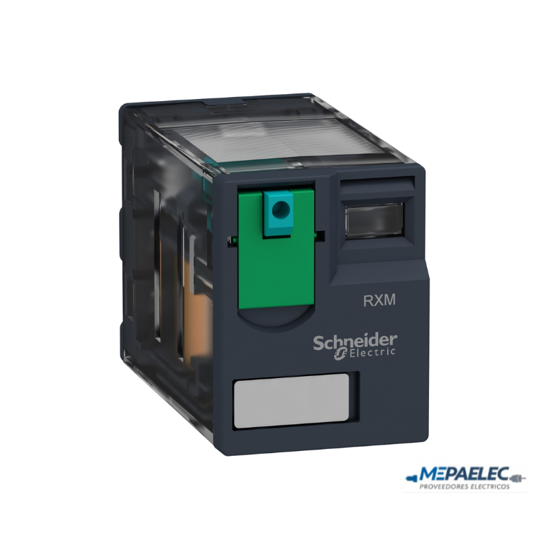 RXM2AB1BD - RELE MINIATURA RXM 8 PINES, 12A, 24VDC, 2CO