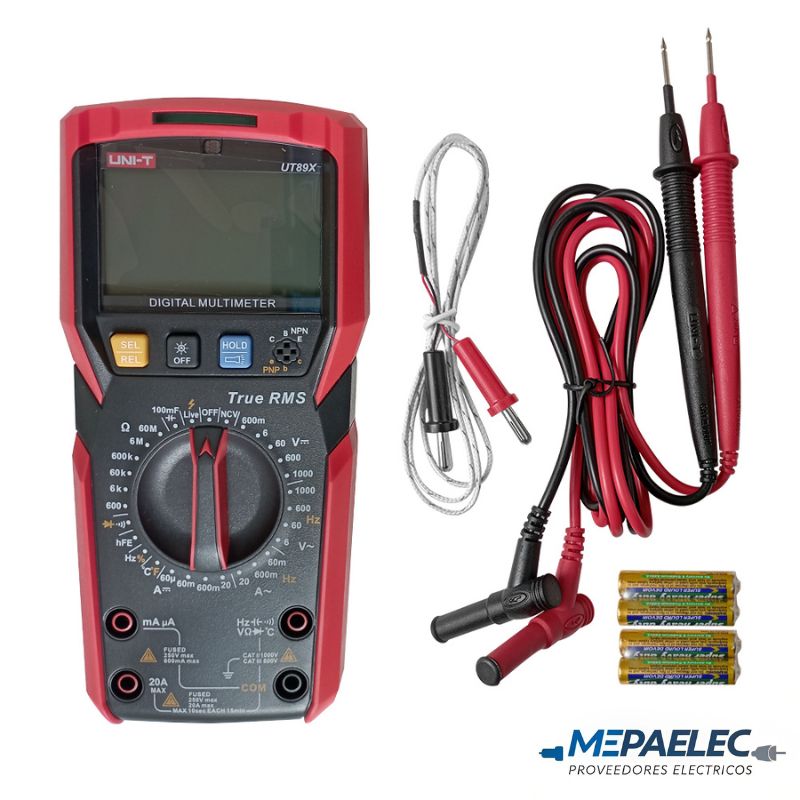 MULTIMETRO DIGITAL UNI-T UT-89X - Imagen 2