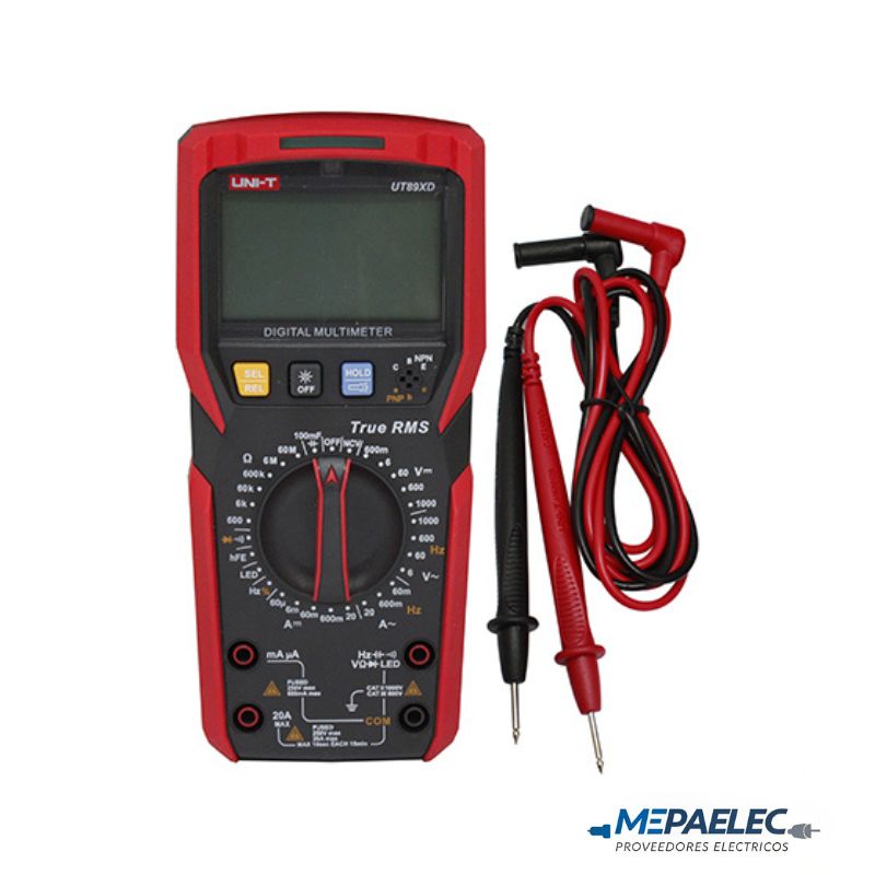 MULTIMETRO DIGITAL TRUE RMS UNI-T UT-89XD - Imagen 2