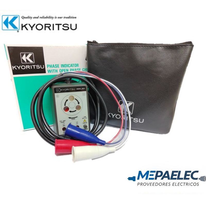 FASIMETRO KYORITSU 8031 TIPO ESTÁNDAR DE 110V A 600V - Imagen 2