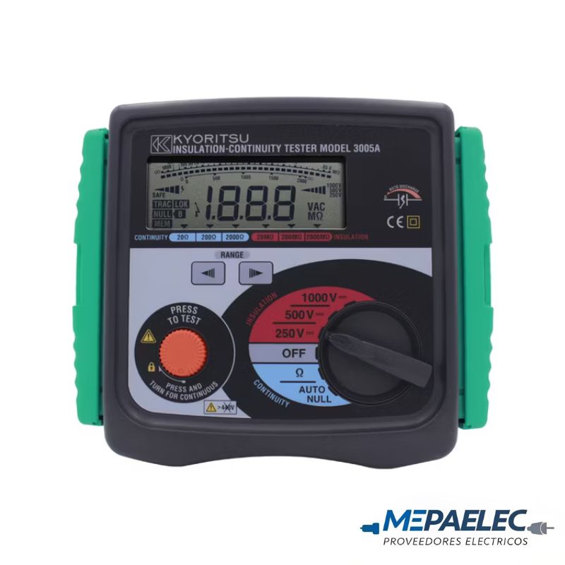 MEGOMETRO KYORITSU 3005A DE 1000V