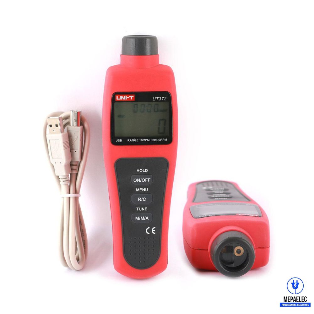UT-372 UNIT TACÓMETRO DIGITAL SIN CONTACTO C/ INTERFAZ USB, RPM/CONTEO/TIEMPO LASER - Imagen 2