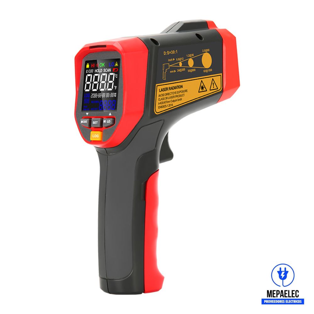 UT-302D+ TERMOMETRO DIGITAL INFRAROJO INDUSTRIAL-32℃~1100℃ UNI-T - Imagen 3