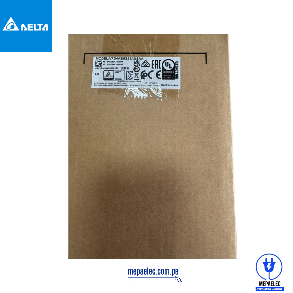 VARIADOR DE VELOCIDAD DELTA MS300 DE 1HP-0.75KW, 4.8A, 200-240VAC ENTRADA MONOFASICO - VFD4A8MS21ANSAA - Imagen 4